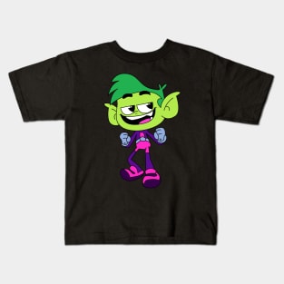 Cute Beast Boy Kids T-Shirt